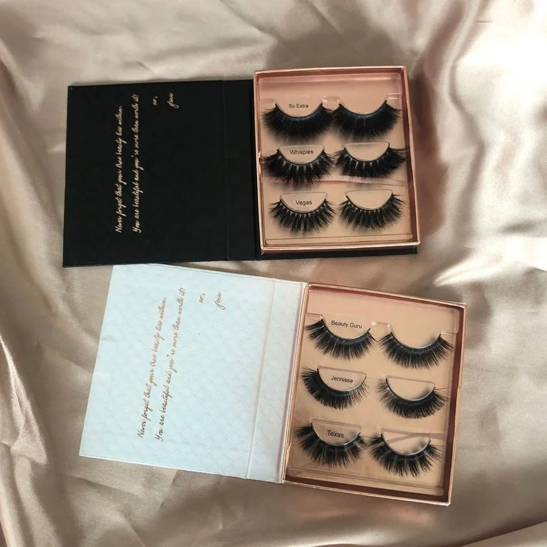 

Free sample Premium Synthetic customized Super Soft mink cluster eyelash