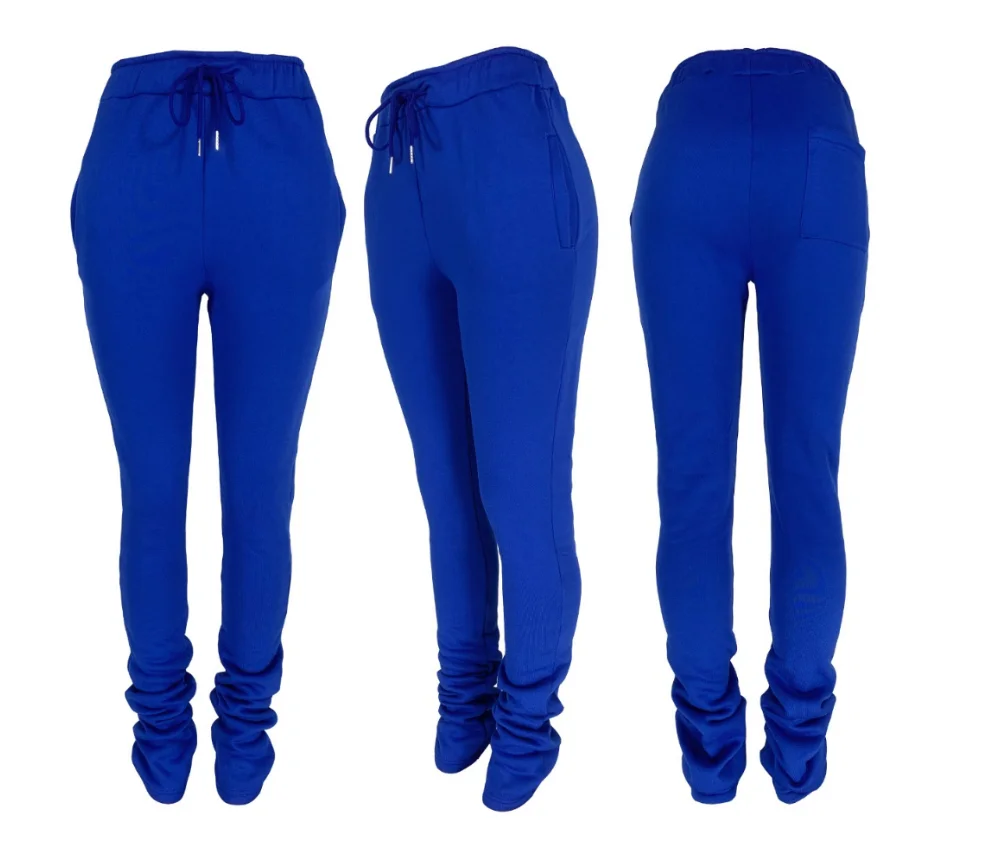 thick stacked sweatpants wholesale