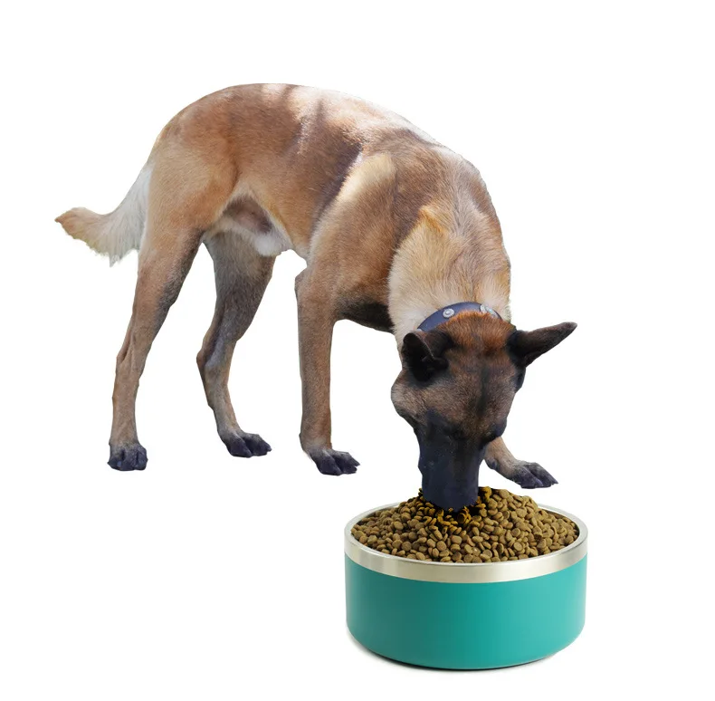 

Big Capacity 64oz 304 Stainless Steel Sublimation Double Wall Pet Bowl for Large Dog Powder Coated with Custom Logo, Customized