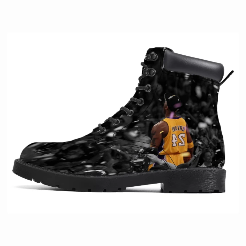 

OEM Custom Shoes 3D Printing Service Customized LOGO Pattern Printed Winter Boots High Top Casual Men's Women's Boots