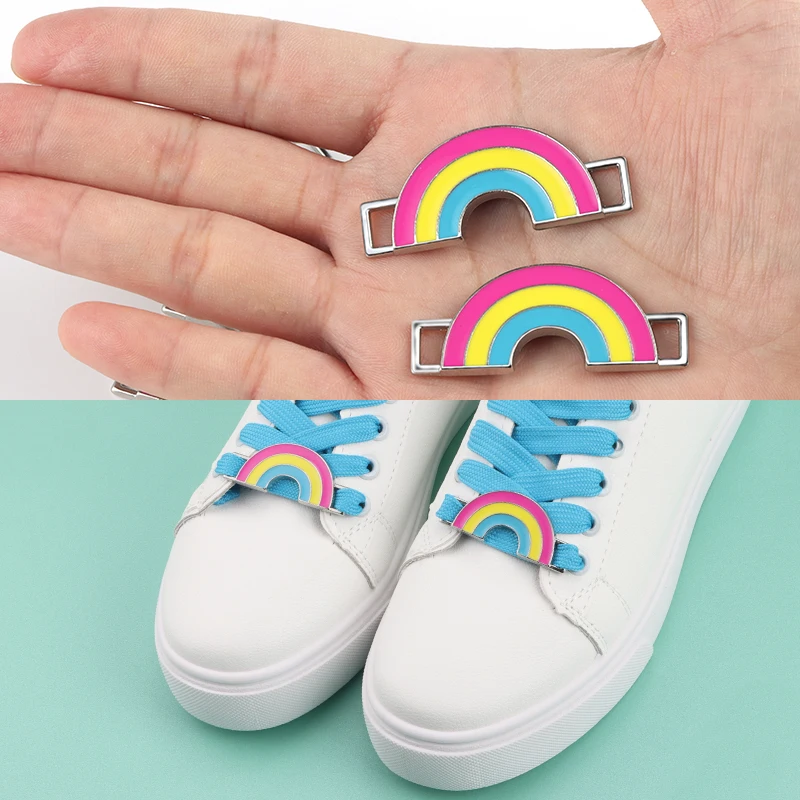 

2022 New Style High Quality Rainbow Shoelace Label Custom Color Logo Nice Design for Shoelace