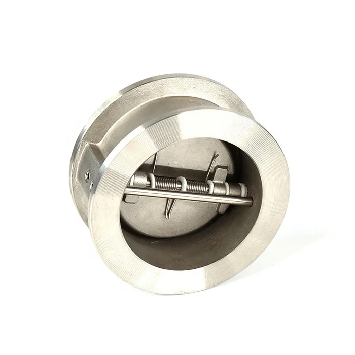 API 598 600#, Wafer, CF8 WCB Stainless Steel Wafer end Dual Plate Check Valve