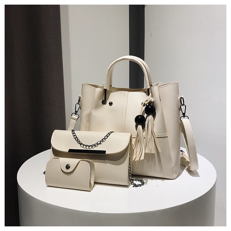 

3pcs and 3in1tote Durable woman handbag with usb