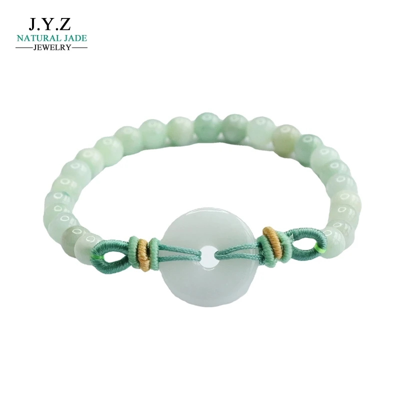 

Natural A Cargo Jade Bracelet Peace Buckle Jade Bracelet Jewelry Factory Live Delivery FC2120802