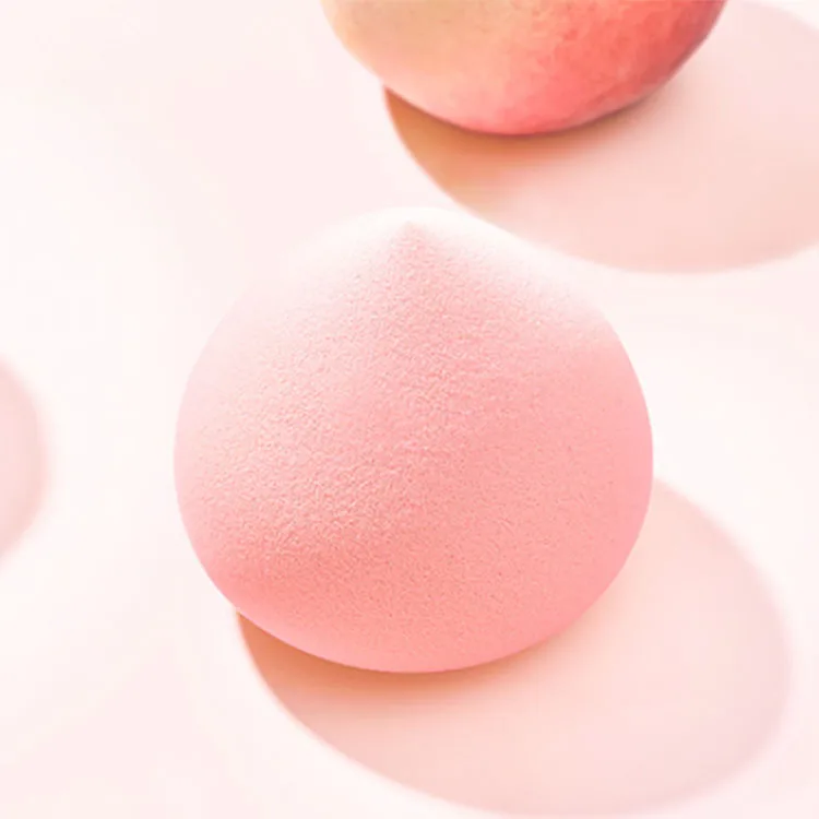 

2021 Costica peach shape makeup sponge private label makeup, Pink
