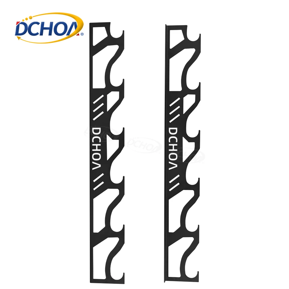 

DCHOA Customize metal display holds 6 rolls wall storage mount storage vinyl roll rack