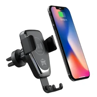 

Qi Fast Wireless Car Charger Mount Fast Charging mobile Holder For Smartphone