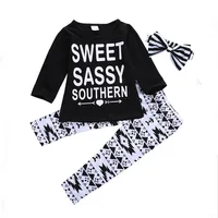 

Hot sale infant and toddler clothing kids 100% cotton girls summer baby outfits clothes