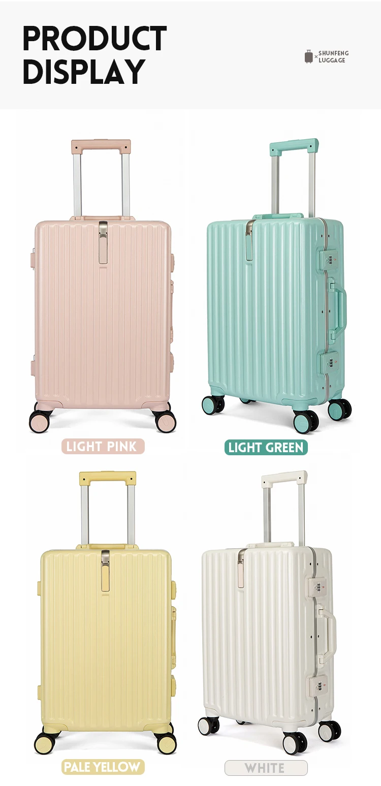 Luggage Bag Suitcase Spinner Yellow 