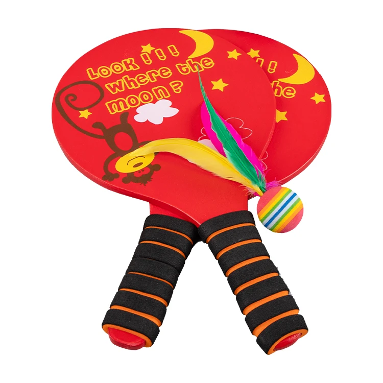 
Sales Excellent beach paddle wooden beach racket sets sports goods cricket net racquet 