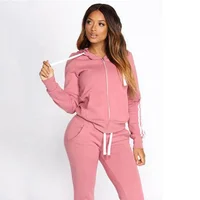 

Fashion High Quality Comfortable 100% Polyester Women Jogging Suit Tracksuit sports track suit for women