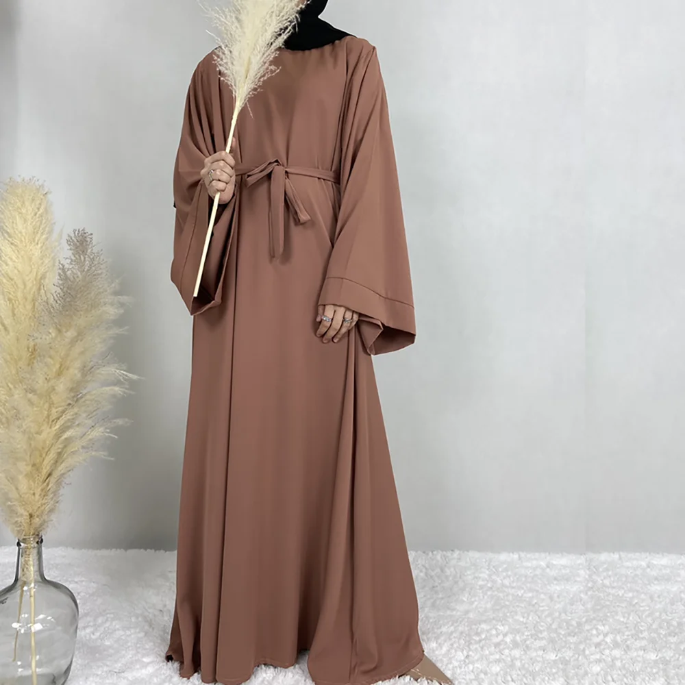 

Wholesale Custom Cheap Dubai Abaya Turkey Modest Kaftan Islamic Clothing Femmes Robe Musulmane Nida Women Muslim Dresses Abaya