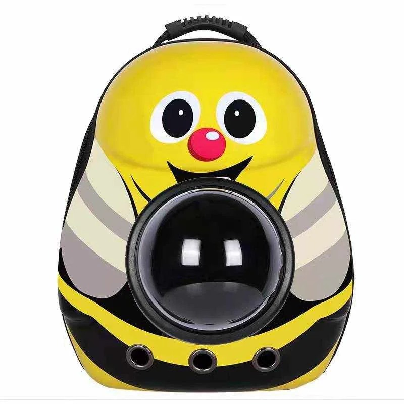 

Breathable Pet Bag Carrier Kitten Dog Backpack Pet Astronaut Capsule Window Backpack For Travel, 5 colors