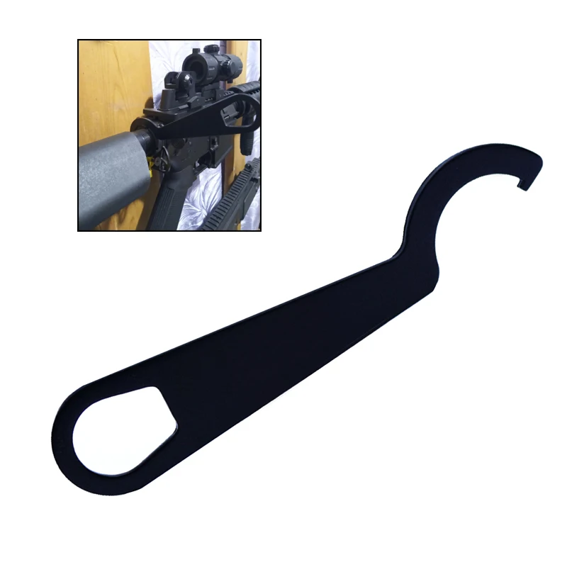 

Tactical Gun Rifle Wrench AR15 Key 1/1911 Wrench Barrel Bushing Wrench, Black