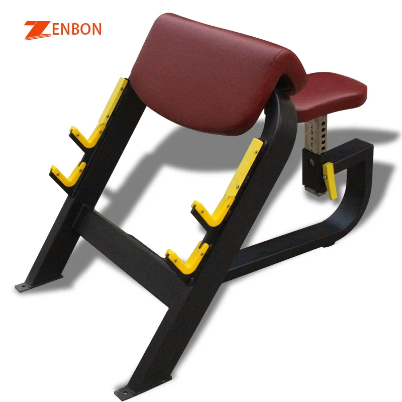 

Commercial high quality gym equipment manufacturer seated preacher curl, Customized