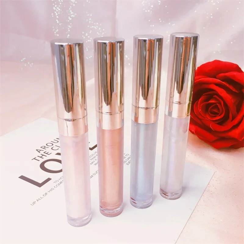 

No logo spot accept lipgloss set private label vegan shiny
