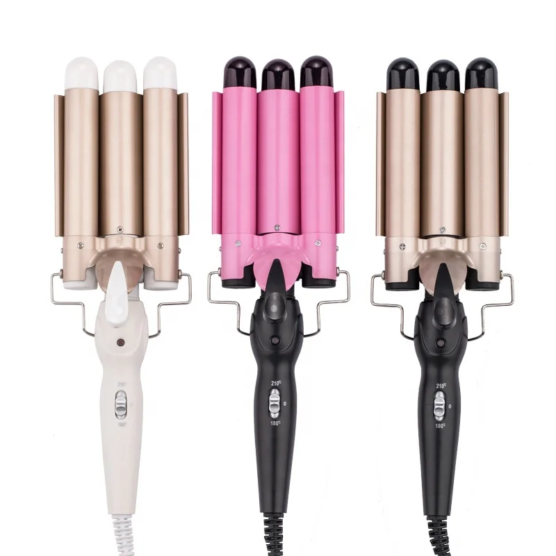 

Professional Hair Tools Curling Iron/Ceramic Triple Barrel Hair Styler Hair Waver Styling Tools/Hair Curlers Electric Curling