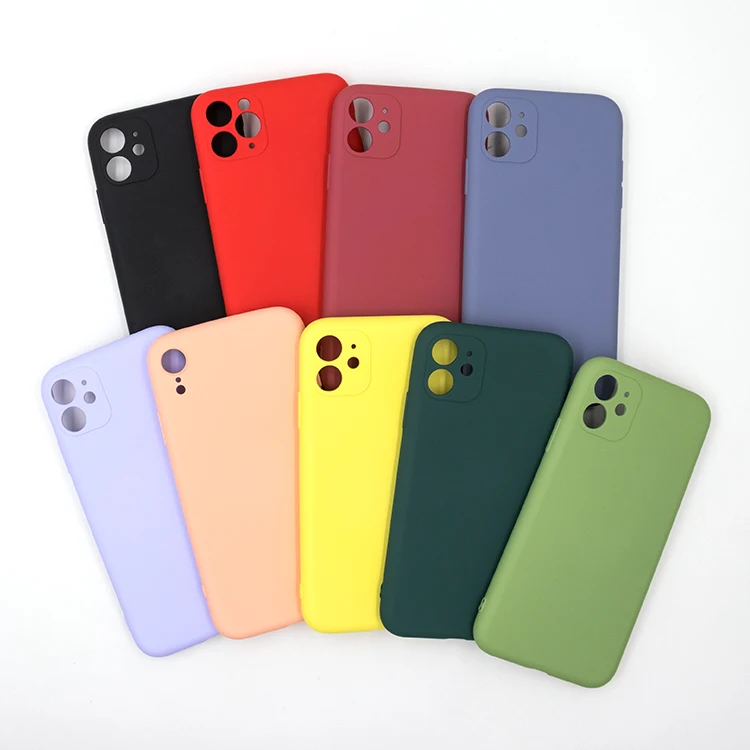 

For iPhone 11 Pro Slim Case Silicone TPU Candy Color Full Protective Shell Mobile Phone Case For iPhone 11 Pro Max