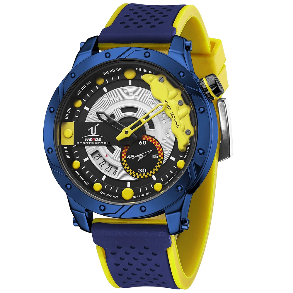 

WEIDE blue dial face watch manufacturer new buy watches cheap wristwatches direct sales wrist Watch UV2009