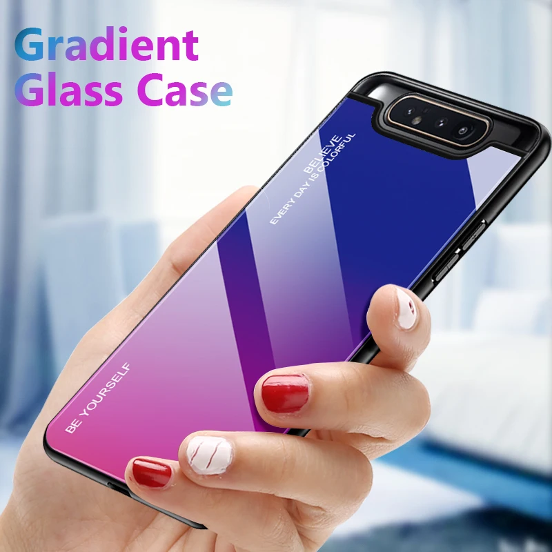 

Newest Tempered Glass Mobile Phone Back Cover Case For Samsung For Galaxy M10 M20 M30 A10 A20 A30 A40 A50 A60 A70 A80 A90 A20E