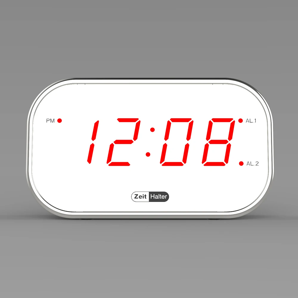 

manufacturers korean minimalist big screen large led display desktop table mirror alarm digital clock for bedroom