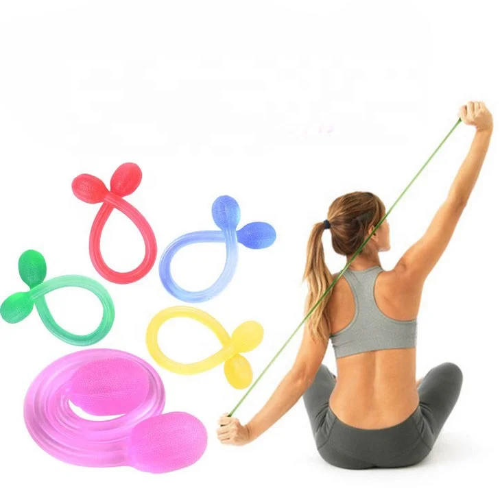 

Resistance band stretch pull rope TPR Fitness tension rope for Yoga, As the picture show