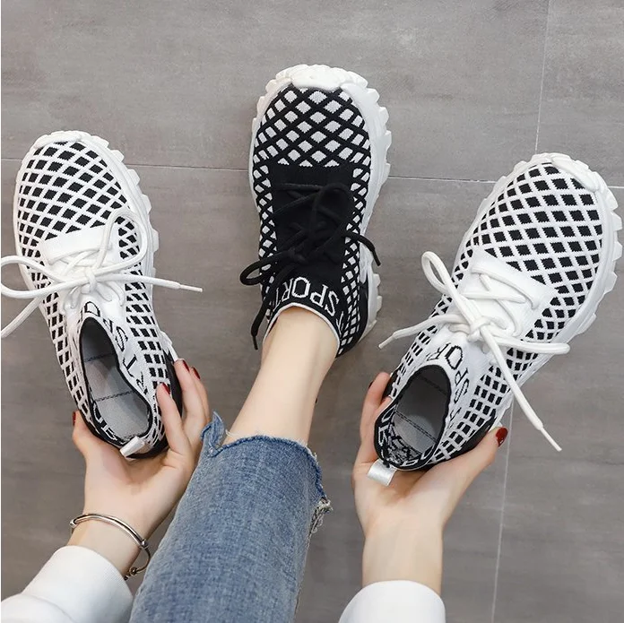 

women casual sport shoes rubber outsole soft breathable sports shoes sneakers, Black,,white,purple,gery