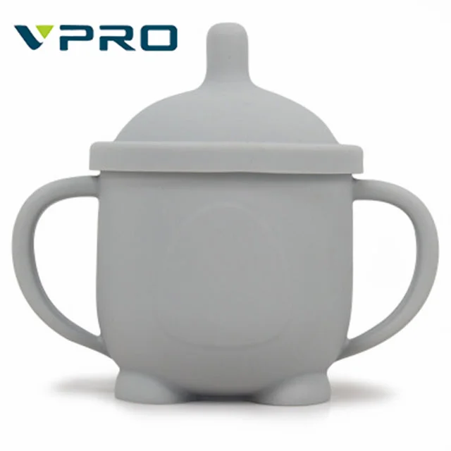 

Leak-proof silicone baby product Cup for children baby Learning Drink Cup food grade silicone water cup for children