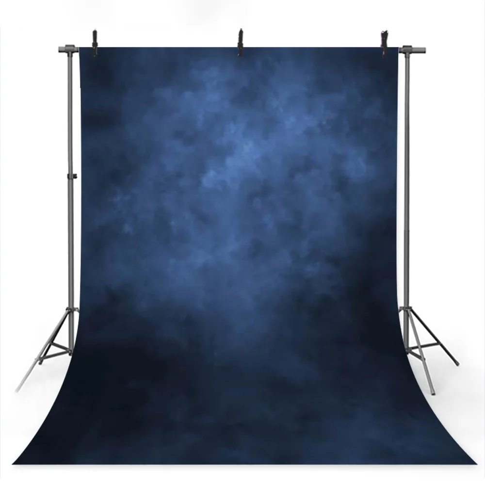

Abstract Texture Photography Backdrops Solid Color Blue Backgrounds for Photo Studio Props, Customized