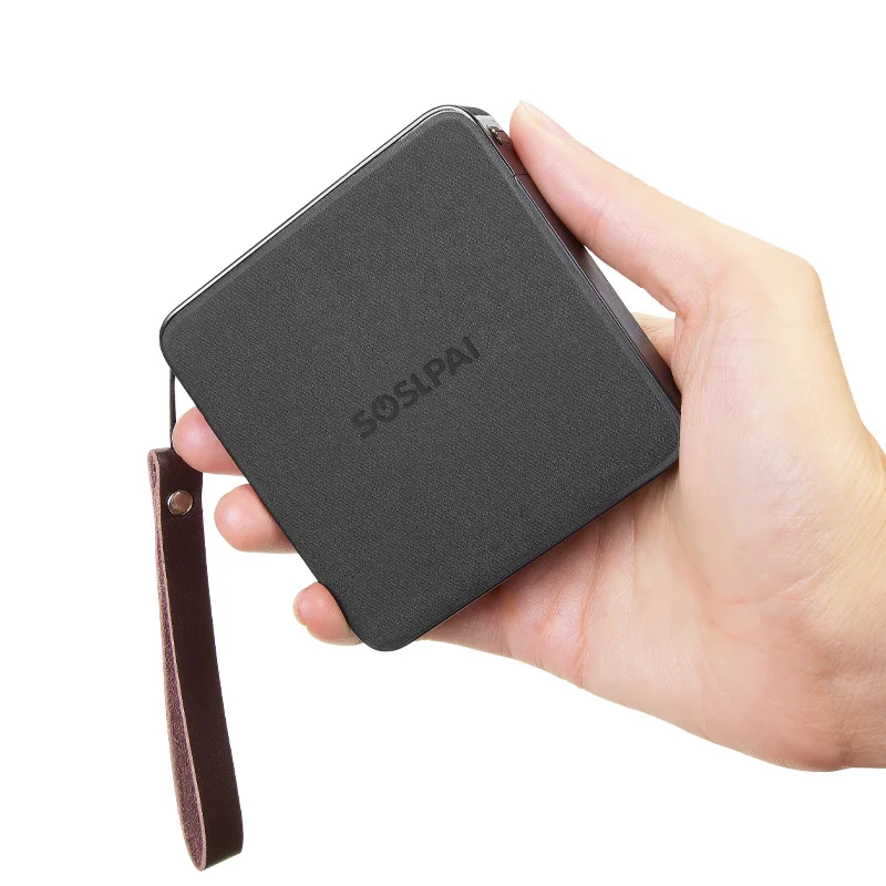 
New products for iphone 10w wireless charger power bank 10000mah portable 2 output custom qi fast charging wireless power bank 