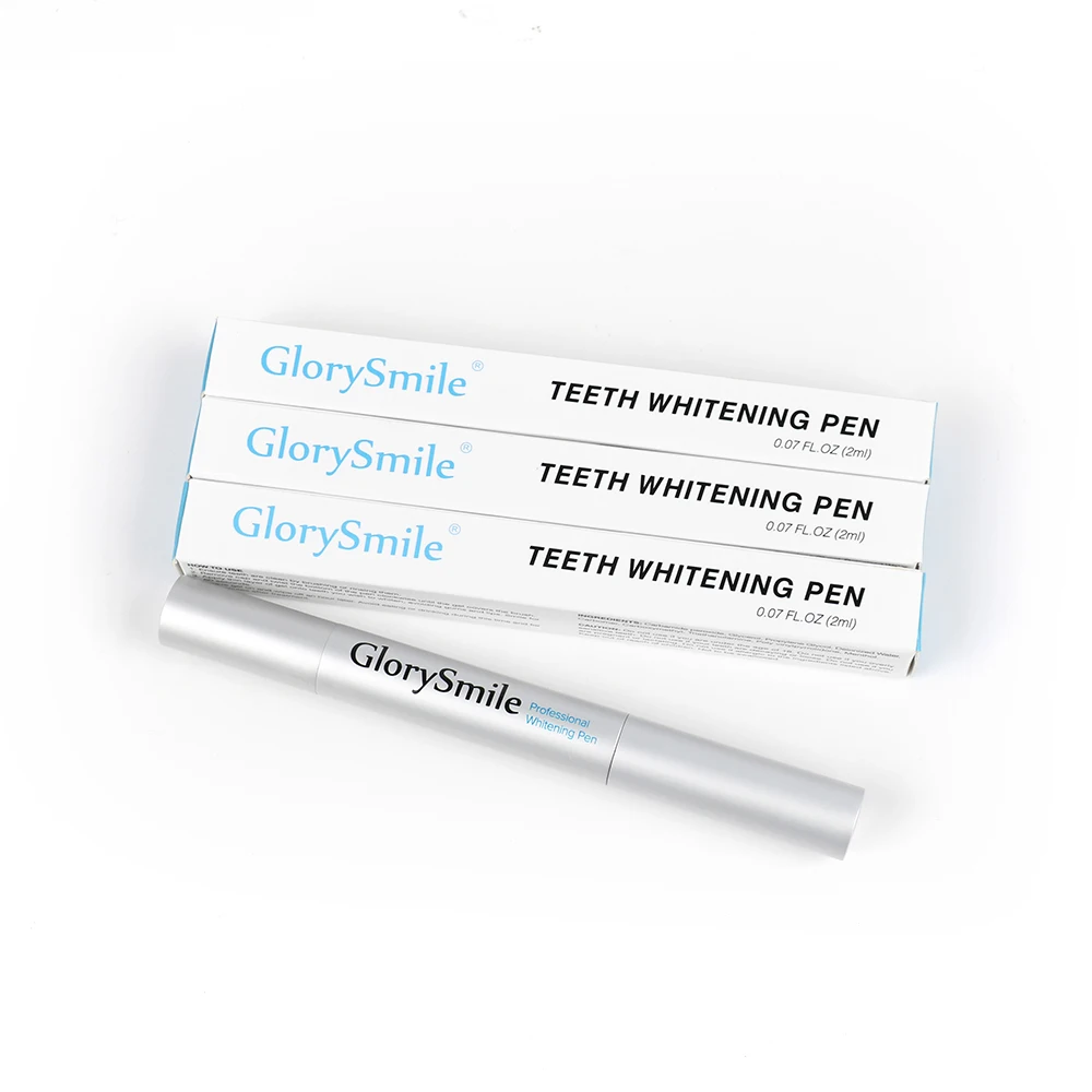 

Luxury New Design Dental 2ml Peroxide Aluminum Teeth Whitening Gel Pen With OEM Box Private Label