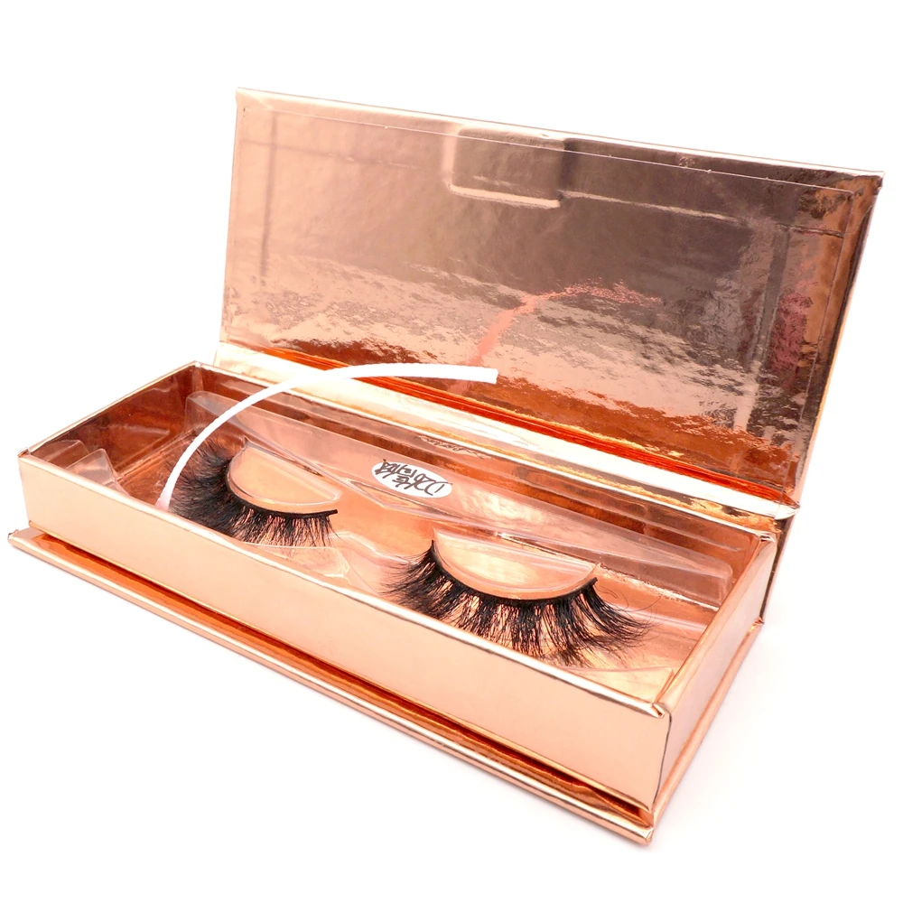 

Wholesale private label 3d faux mink fur false eyelashes 3d synthetic silk eyelashes with packaging box