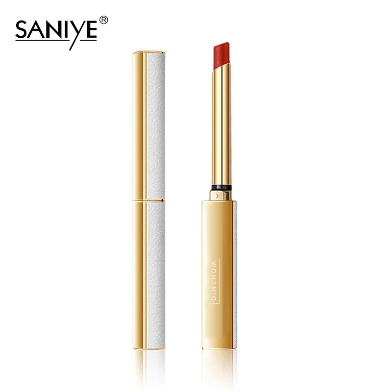 

2021 Hot selling innovative makeup lipstick high quality white luxury waterproof matte lipstick long lasting slim lipstick pen