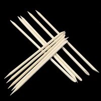 

Disposable eco-friendly double ended nail art tools manicure cuticle nail wood stick mini wooden nail sticks