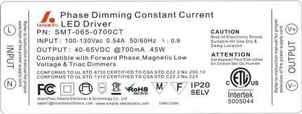 40w 50w 60w triac dimmable constant current led driver 700ma 350ma