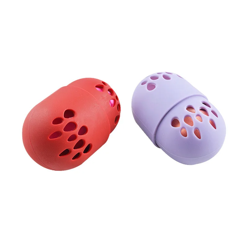 

Portable Travel Storage Beauty Egg Box Storage Rack Capsule Beauty Egg Bracket Mold Proof Silicone Powder Puff