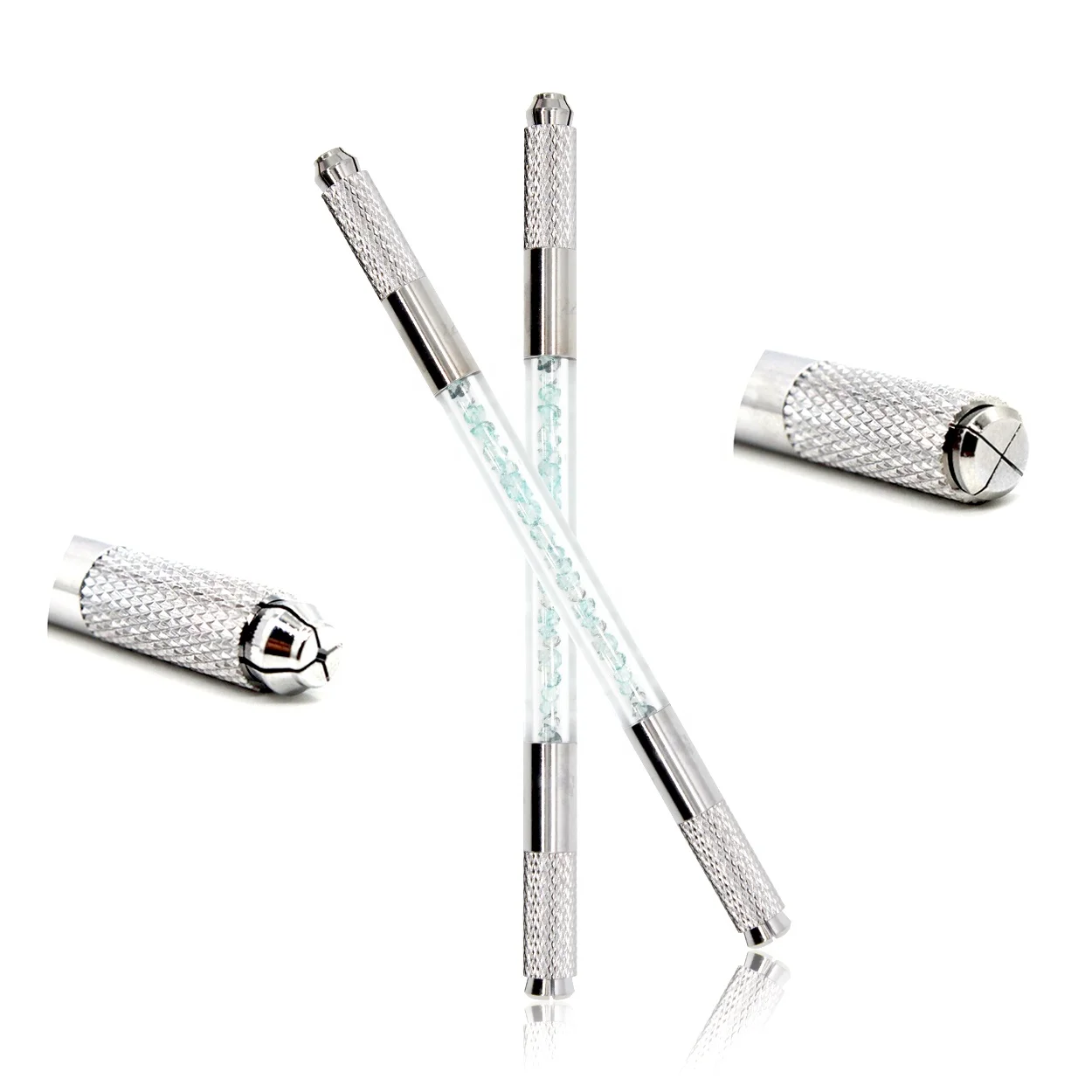 

High Quality hand tools Eyebrow Tattoo Double Sided Sterile Individually Packaged Blade Holder Microblading Pen, Blue, purple, red, white, gold, pink, black, mixed color