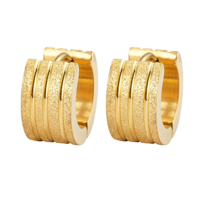 

Minimal Clip on Earrings Gold Plated Jewelry with Shiny Surface