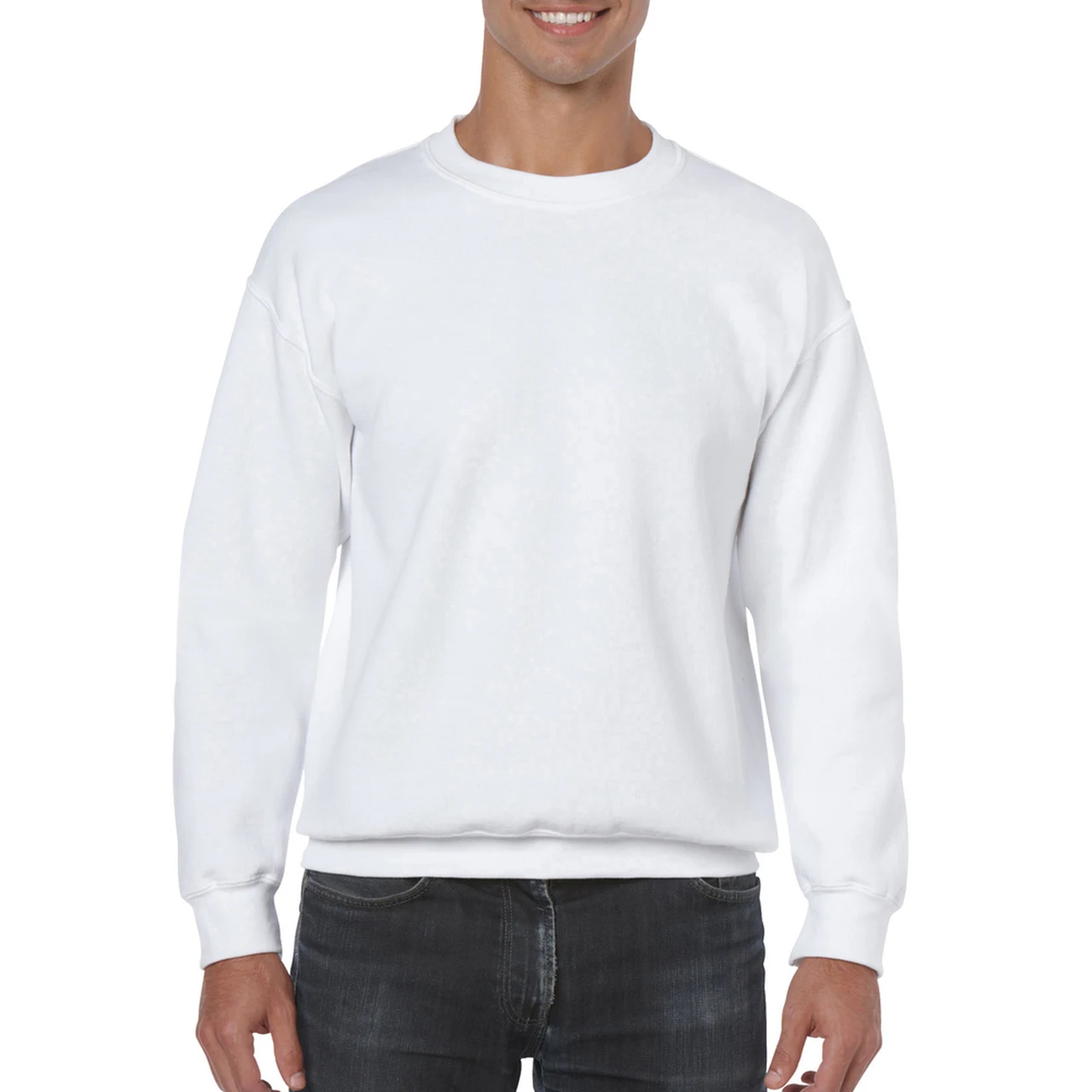 

Custom Logo Men Blank Embroidery Pullover Oversized Crewneck Sweatshirts Plain Sweater Printed Logo Embroidered Sweatshirts, Customize color