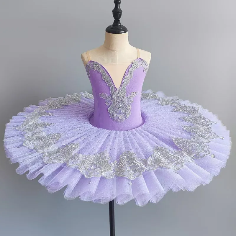 Little Swan Tulle Tutu Skirt Performance Children's Professional Performance Costumes