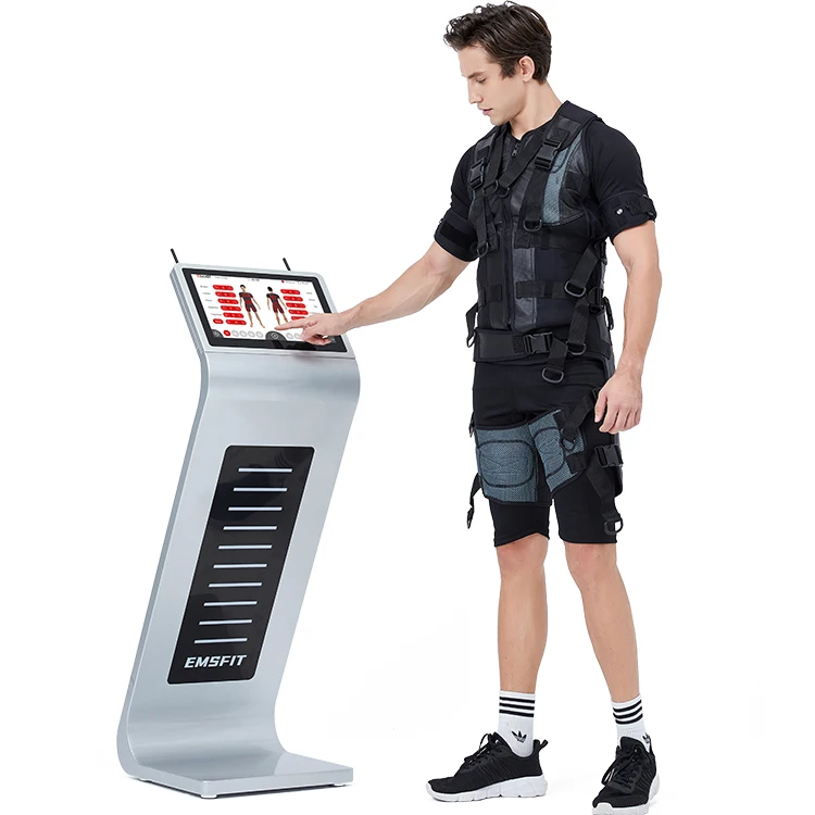 

Commercial Gym Equipment EMS Fitness Machine Training Suit Set For Weight Loss Building Muscle