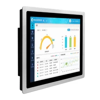 

17 inch siemes HMI intel i3 i5 j1900 all in one industrial multi touch screen panel mini pc windows