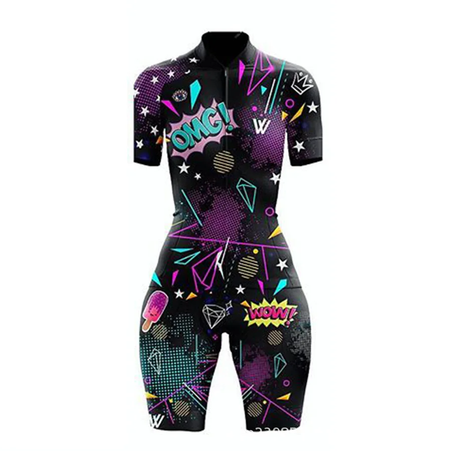 

Customized Cycling Jerseys Bicycle Set 2021 Women Clothing High Quantity Item Bike Sets Triathlon Suit, Custom color