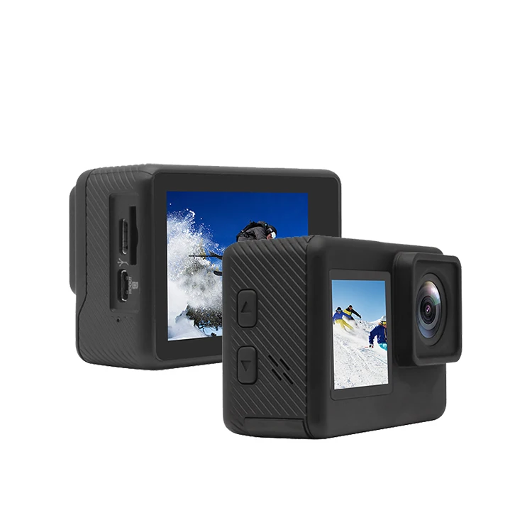 

High Quality Dual Screen 4K 60fps Action Sport Camera WIFI EIS GYRO 2.4G Remote Control 170 Degree Wide Angle Action Cam