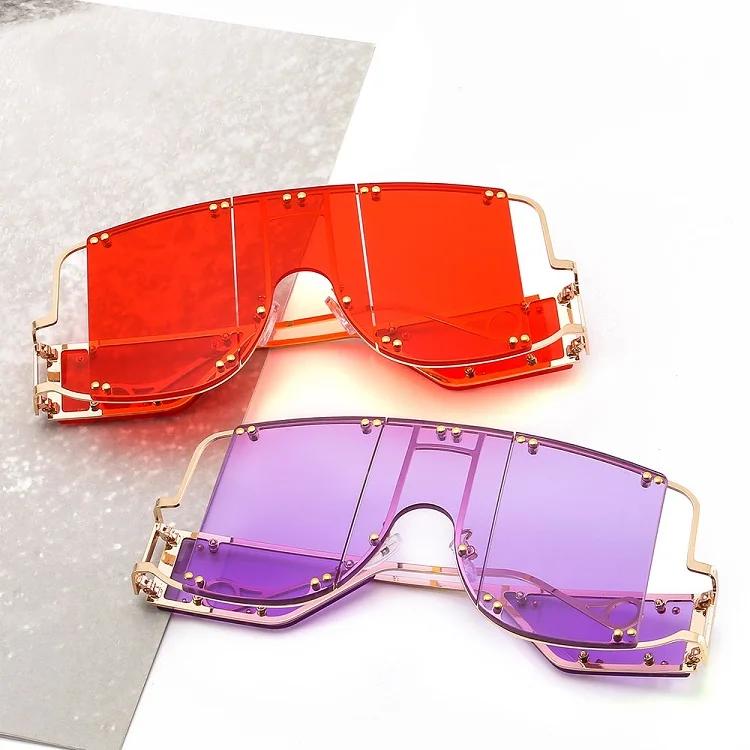 

T800 Fashion Oversize Shades Metal Sunglasses Oversized Sunglasses