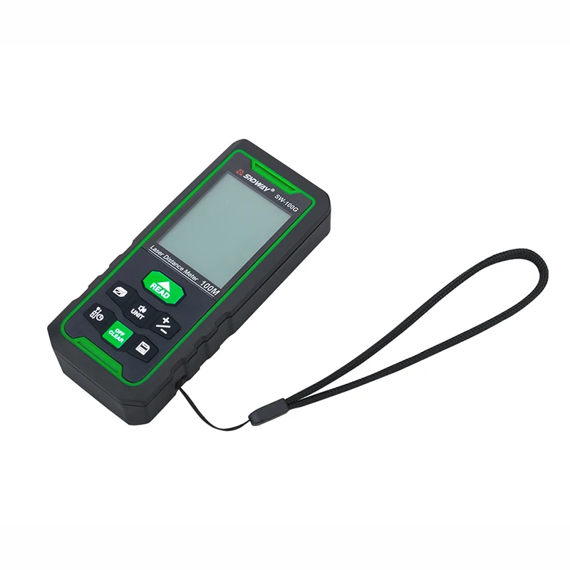 
SNDWAY Laser Distance Meter Green Rangefinder 100m 70m 50m Outdoor Range Finder with tilt angle 