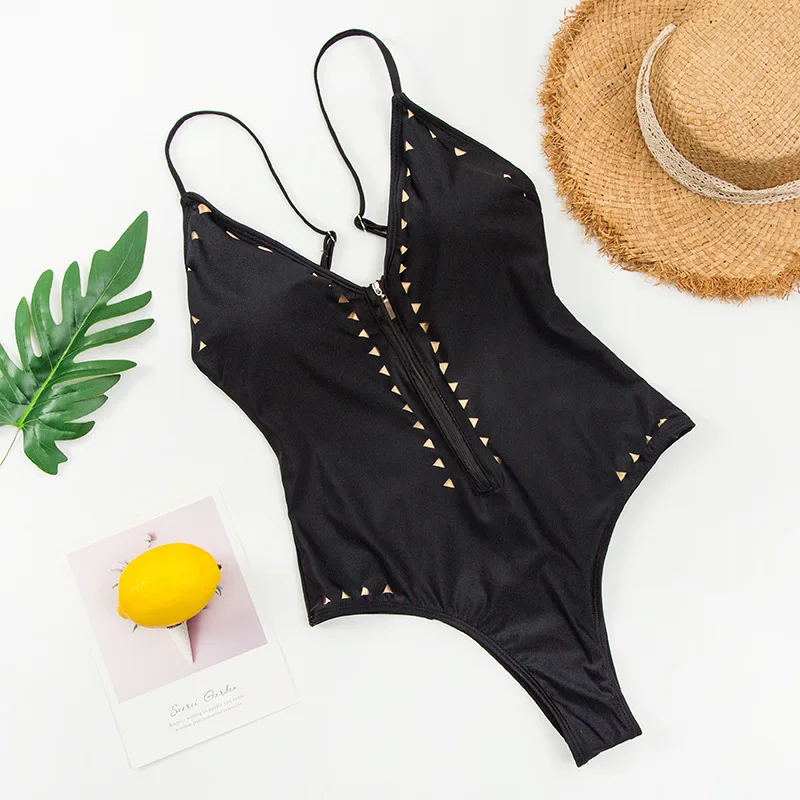 

2020 ladies swimwear on sale fancy Halter Ruffle High Waist Swimsuit Bikini Set, Picture