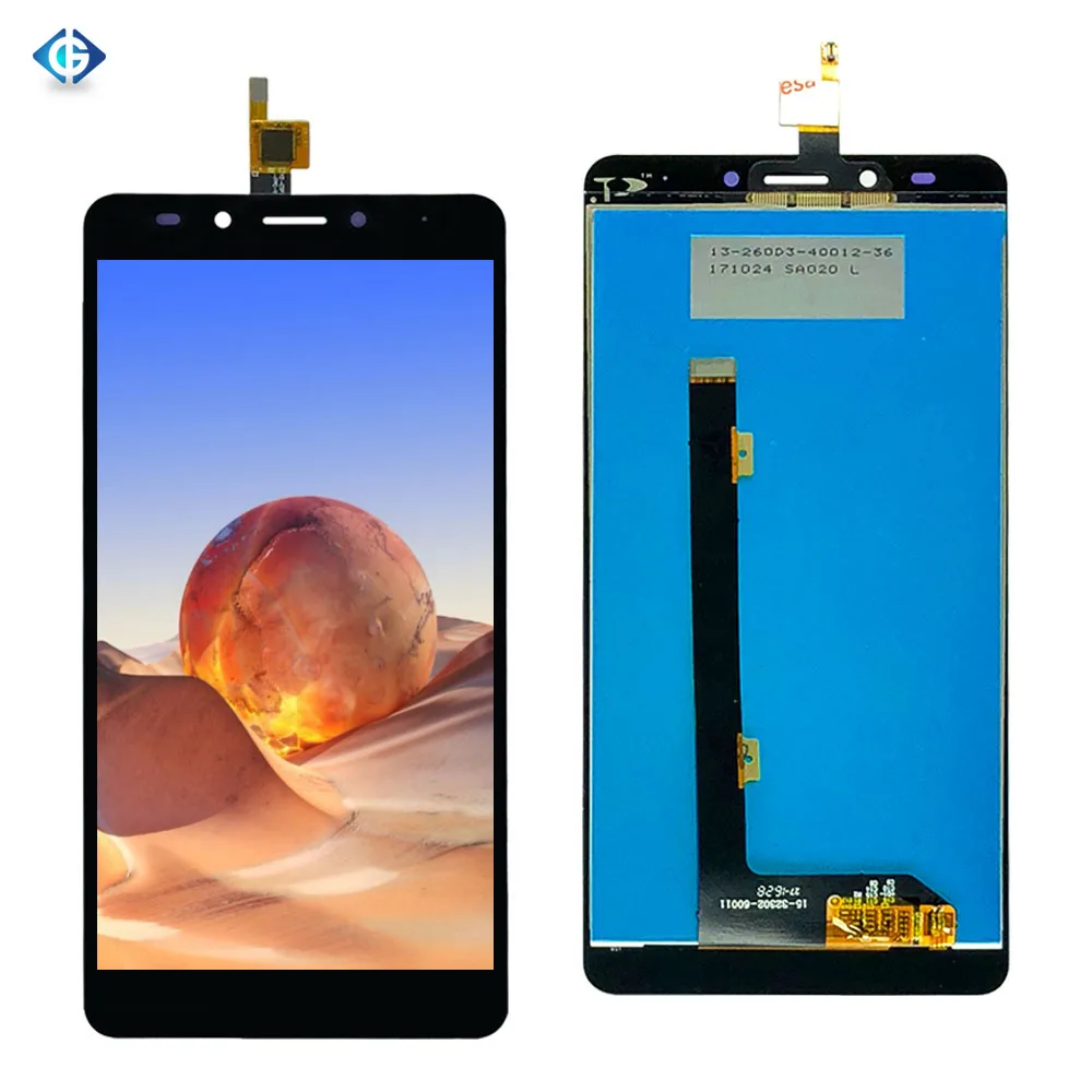 

6'' LCD Complete for Infinix Display Note 3 Pro X601 LCD Screen Display Replacement for Infinix X601 LCD, Black gold grey