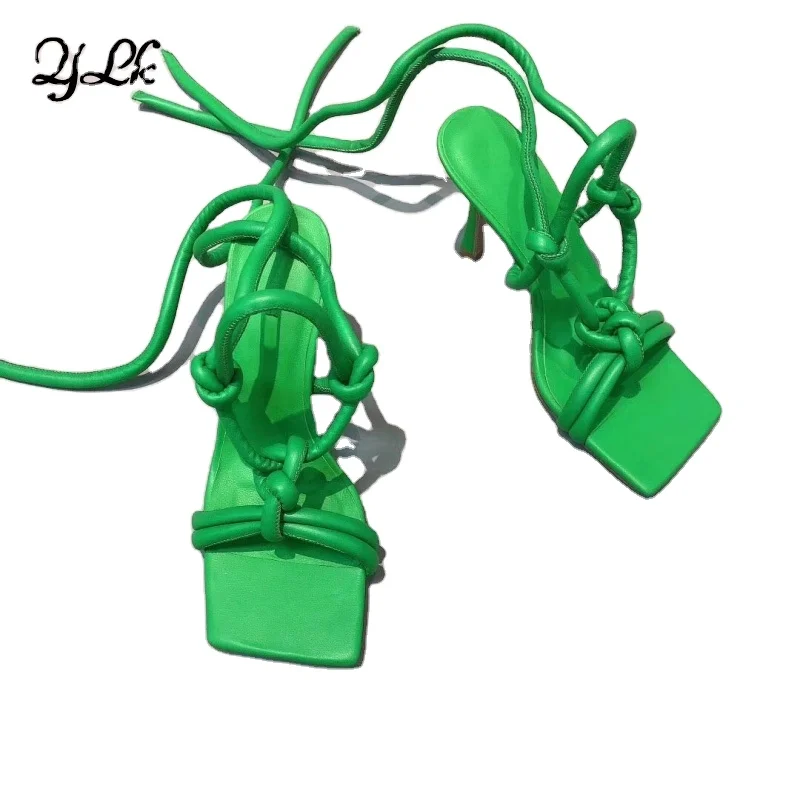 

Tie up girl heels sandals designer shoes summer women sandals zapatos mujer