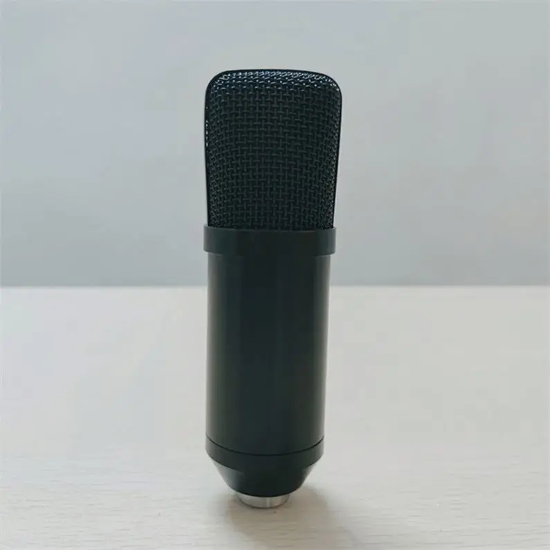 

BM800 (C) Condenser Microphone Studio Bm 800 3.5mm Bracket Mini Condenser Mic mike Podcast Microphone Recording Studio Equipment, Black